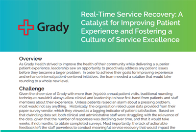 Q-Rounding Helps Grady Health System Increase Benchmarking Scores By 20 Points