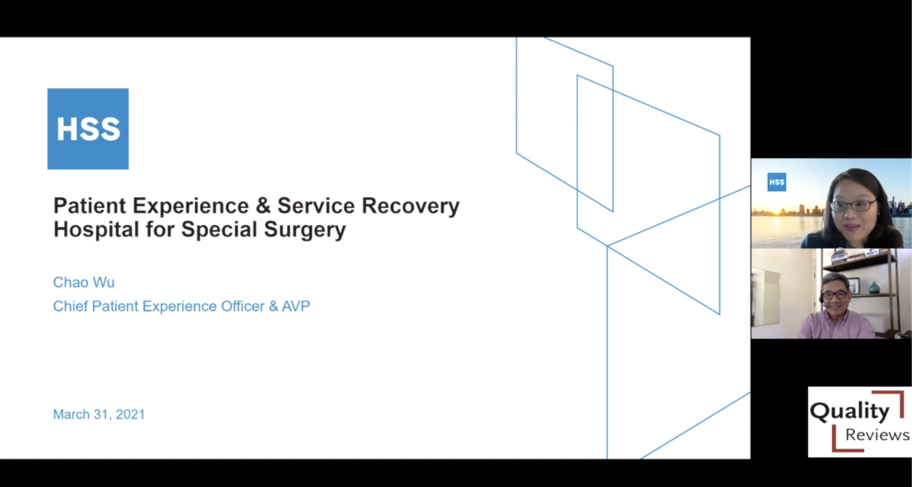 Patient Experience and Service Recovery at the Hospital for Special Surgery