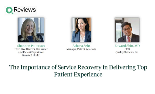 Webinar: The Importance of Service Recovery in Delivering Top Patient Experience