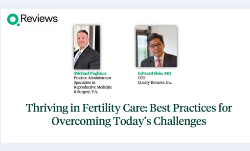 Webinar Reminder: Thriving in Fertility Care: Best Practices for Overcoming Today’s Challenges
